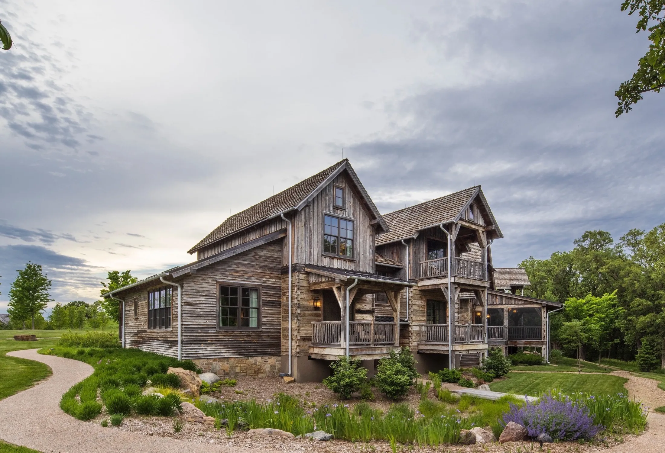 Custom luxury home exterior