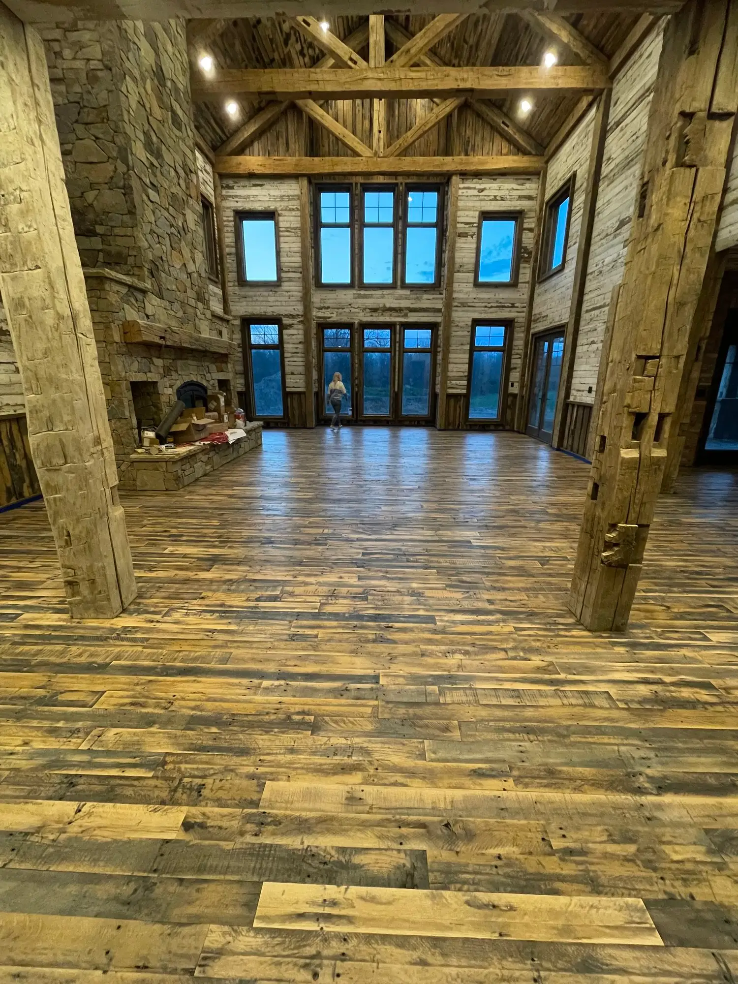 Iowa Hunting Lodge exterior
